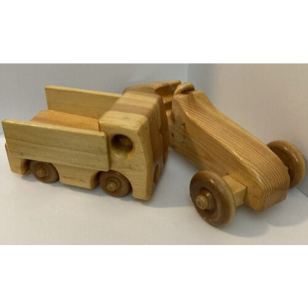 Handmade Wooden Truck & Car